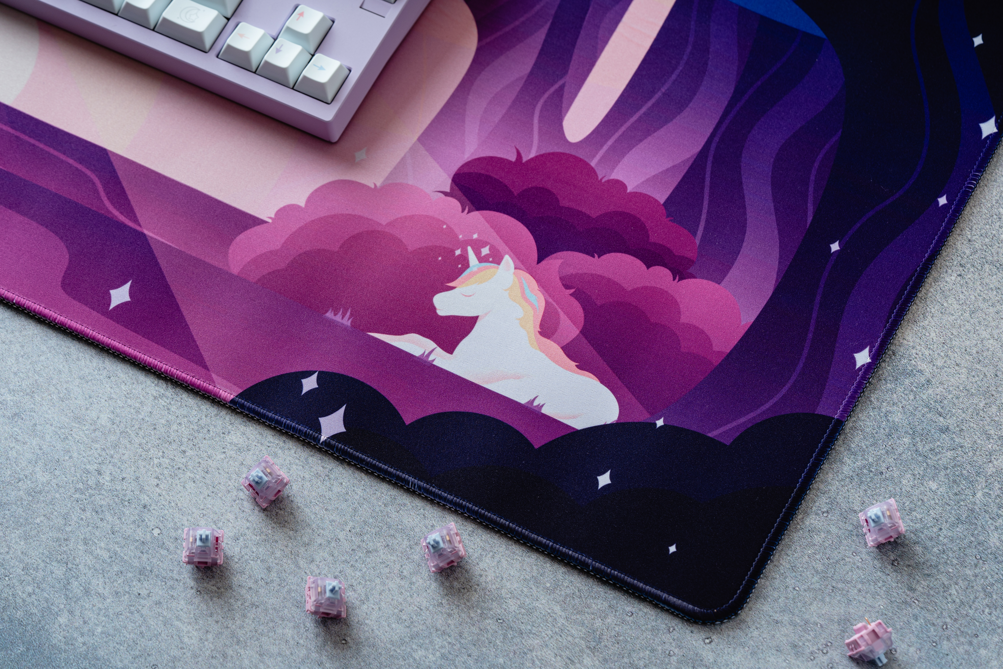 Pixel Comet Desk Mat by Hipyo Tech