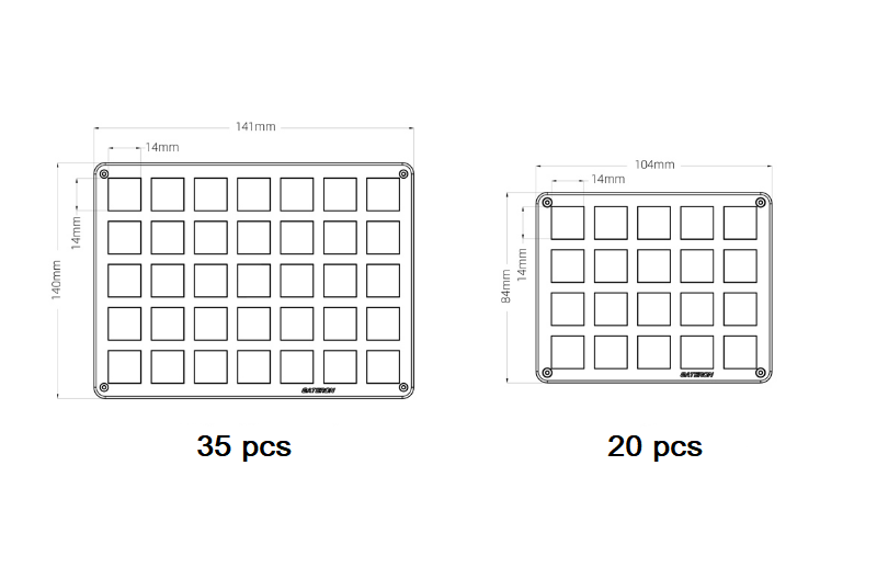 Acrylic Switch Tester Presentation Case