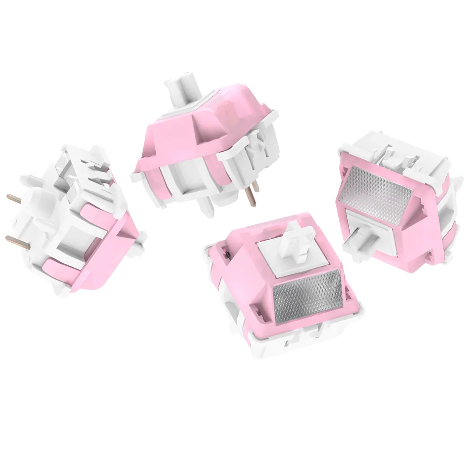 Durock White Lotus Light Tactile Switches