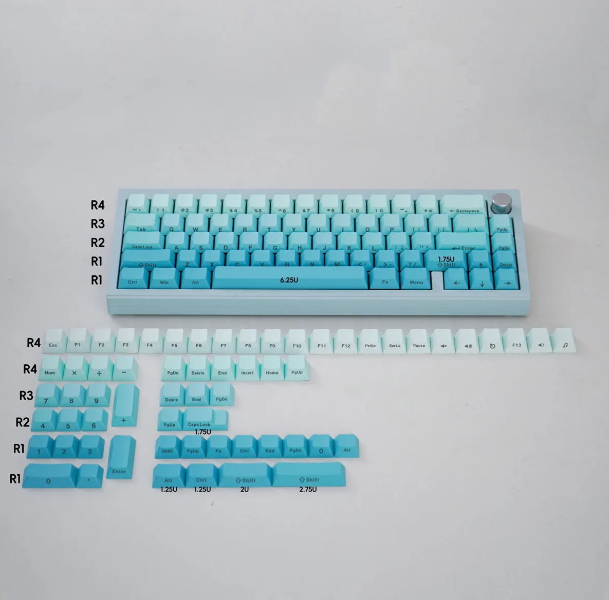 PBT Cherry Gradient Keycaps