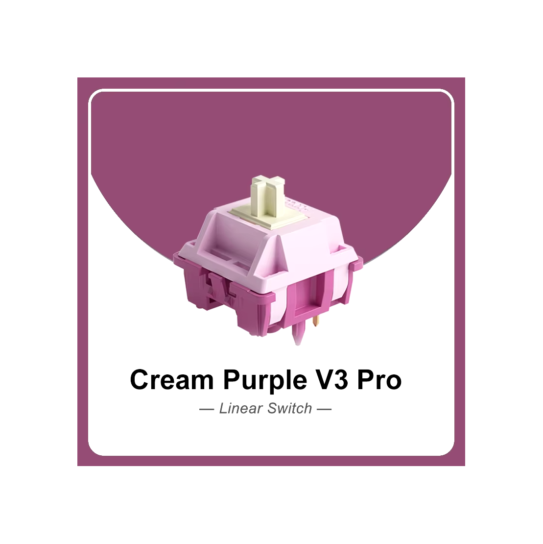 Akko V3 Creamy Purple Pro Tactile (45 Switches)