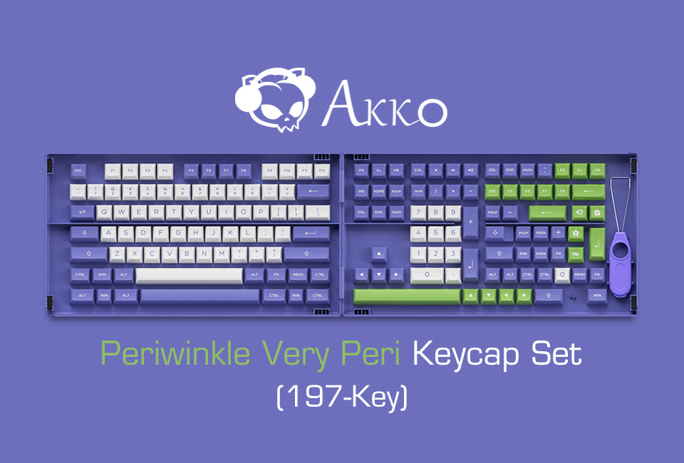 Akko Periwinkle Very Peri Keycap Set(197-Key)