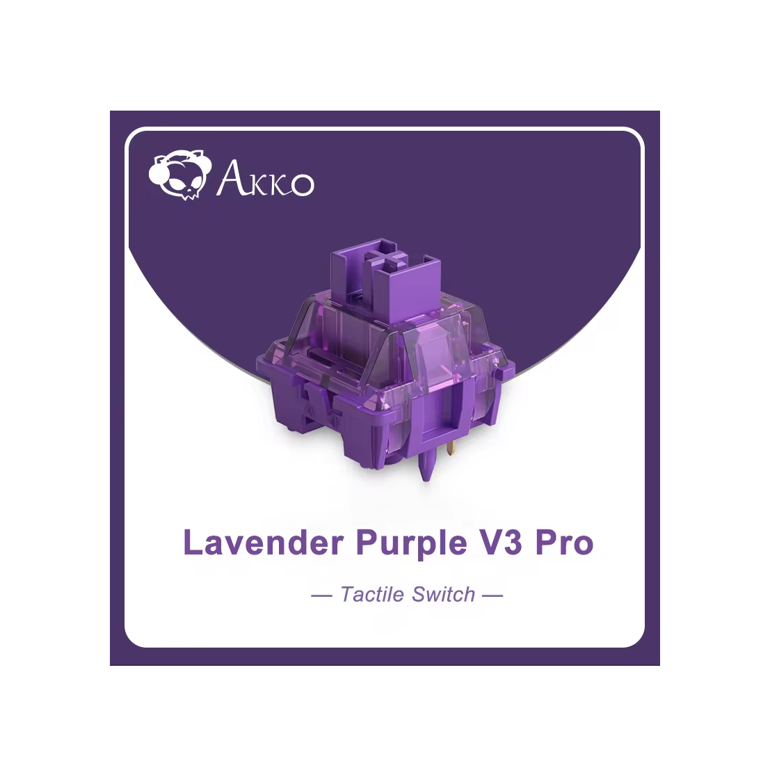 Akko V3 Lavender Purple Pro Tactile (45 Switches)