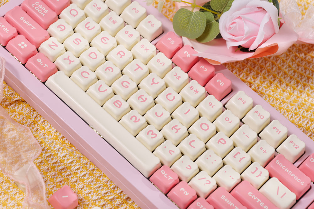 Akko Sakura Bear Keycap Set (122-key)