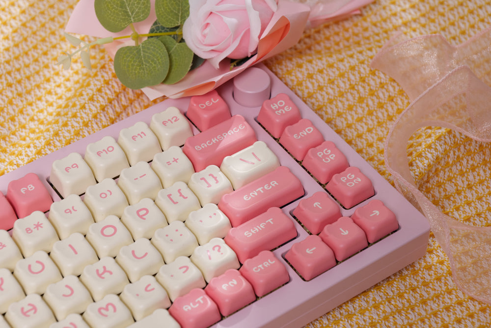 Akko Sakura Bear Keycap Set (122-key)