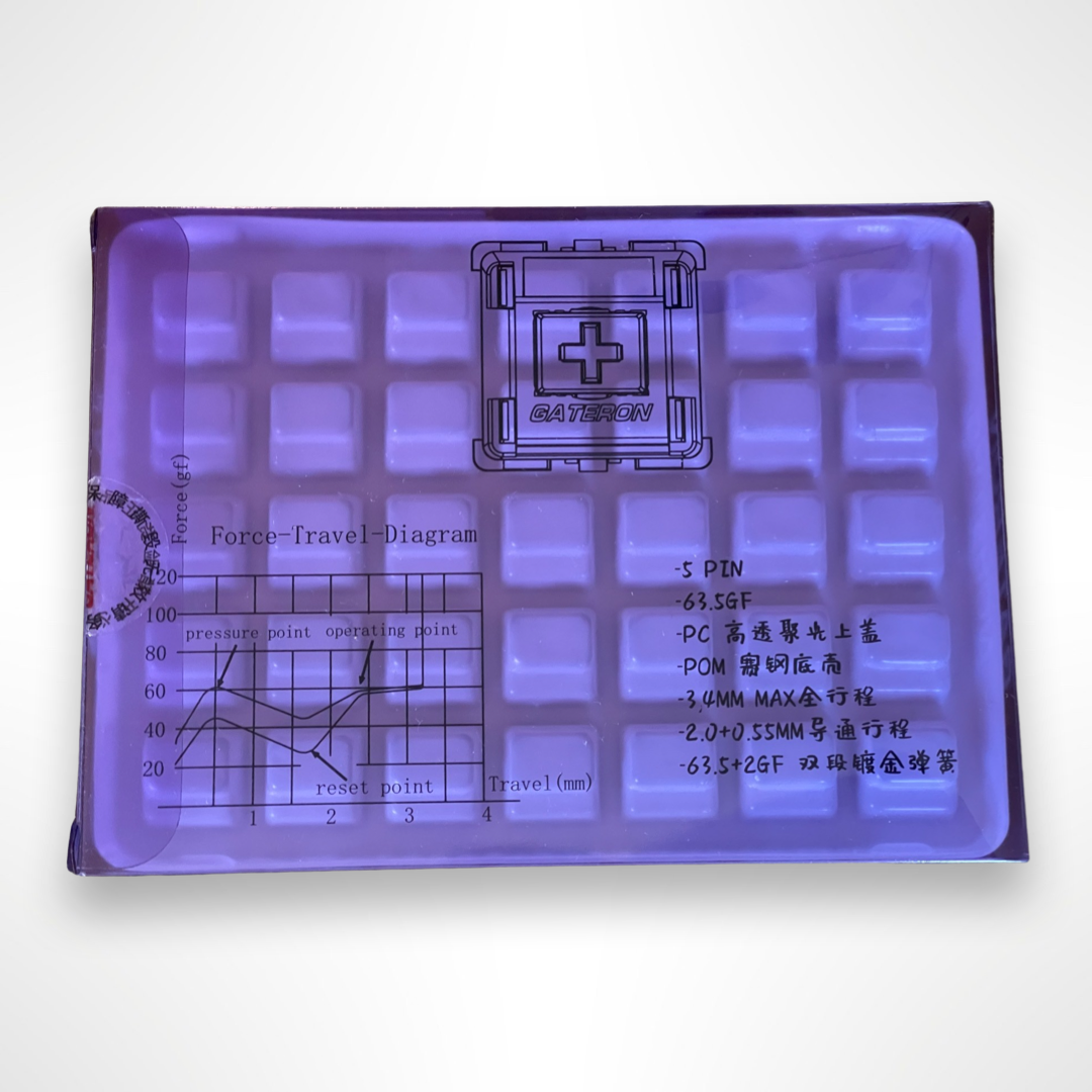 GoPolar Azure Dragon V3 Tactile switches