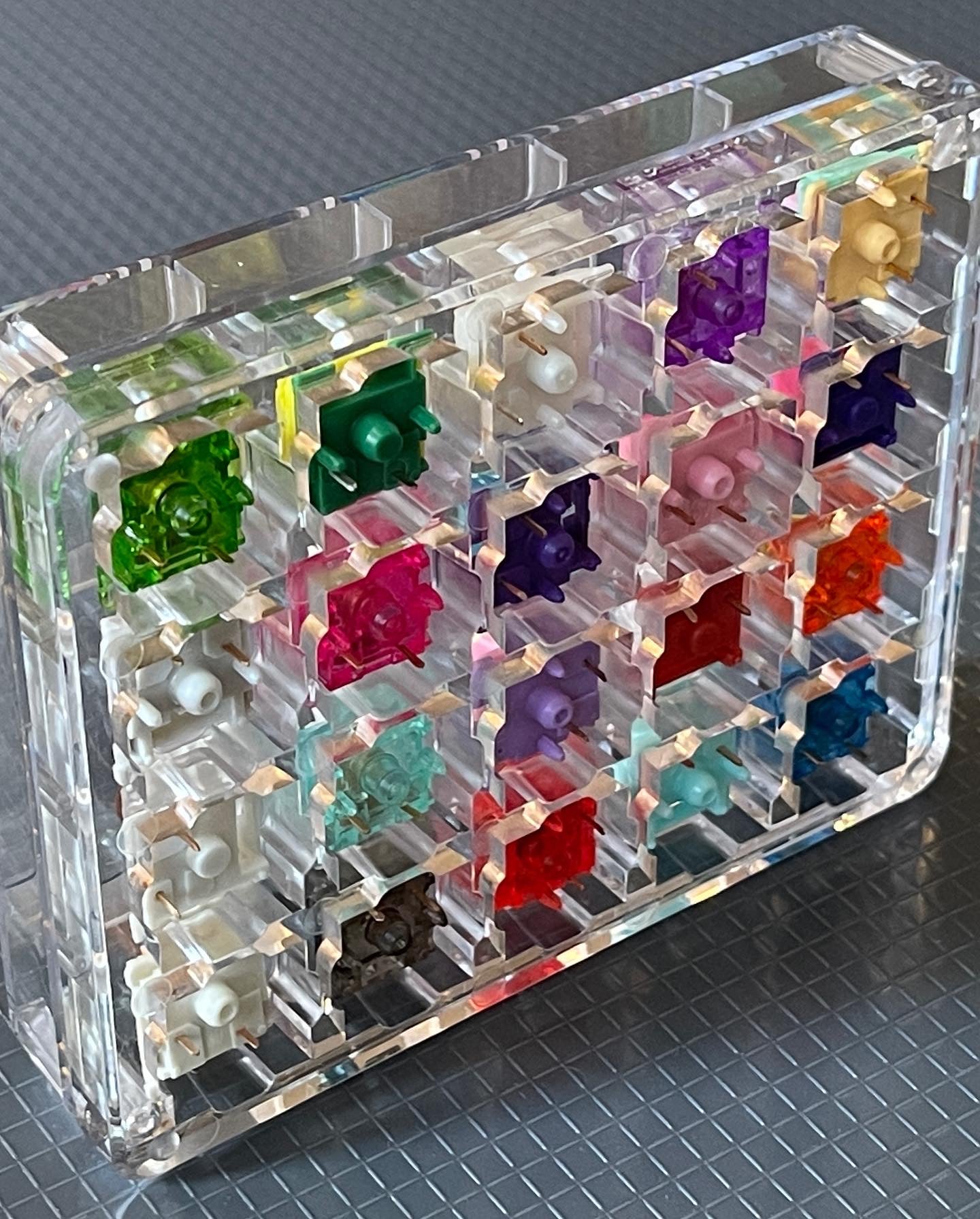 Acrylic Switch Tester Presentation Case