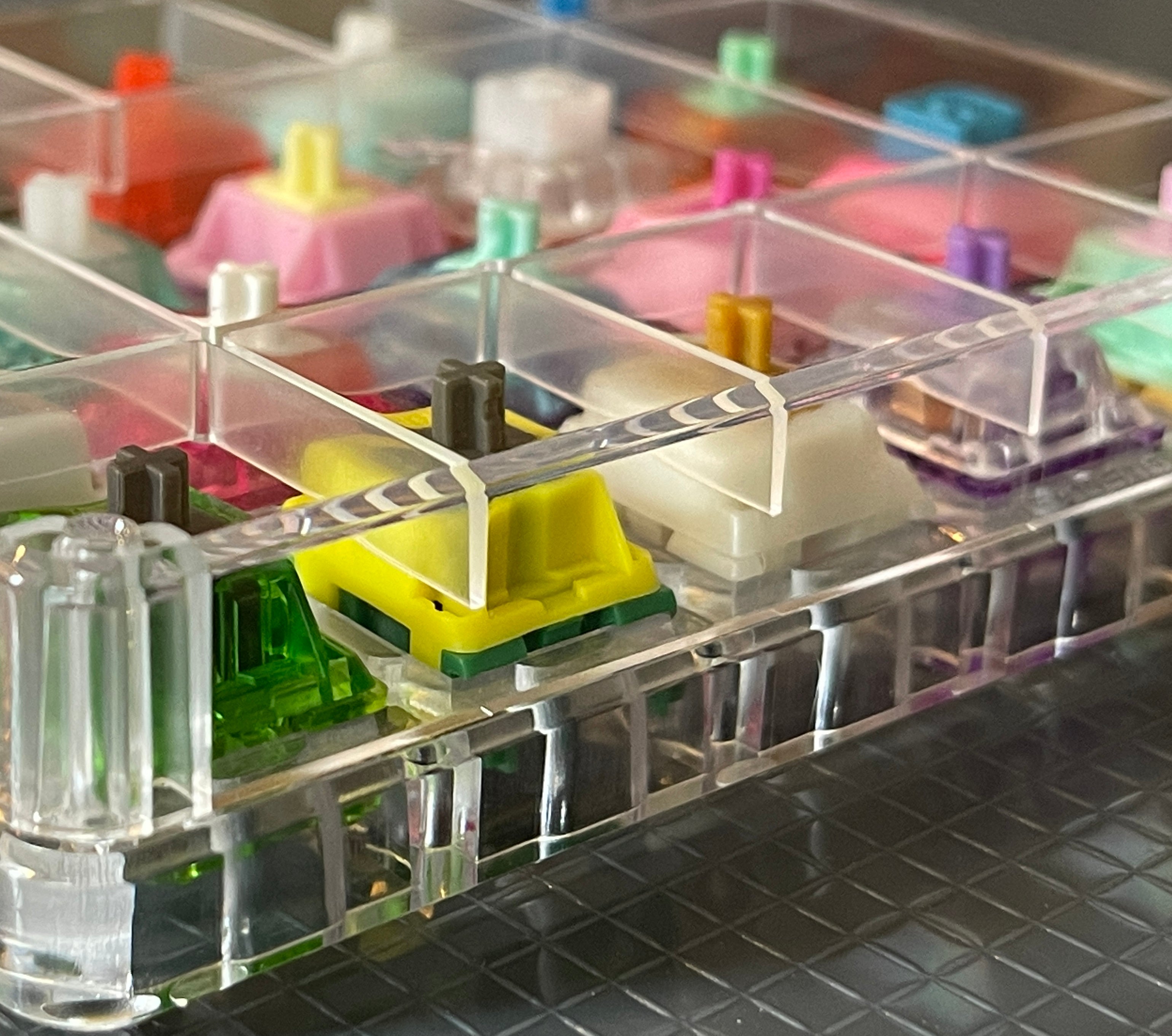 Gateron 20 Switch Sampler with Acrylic case